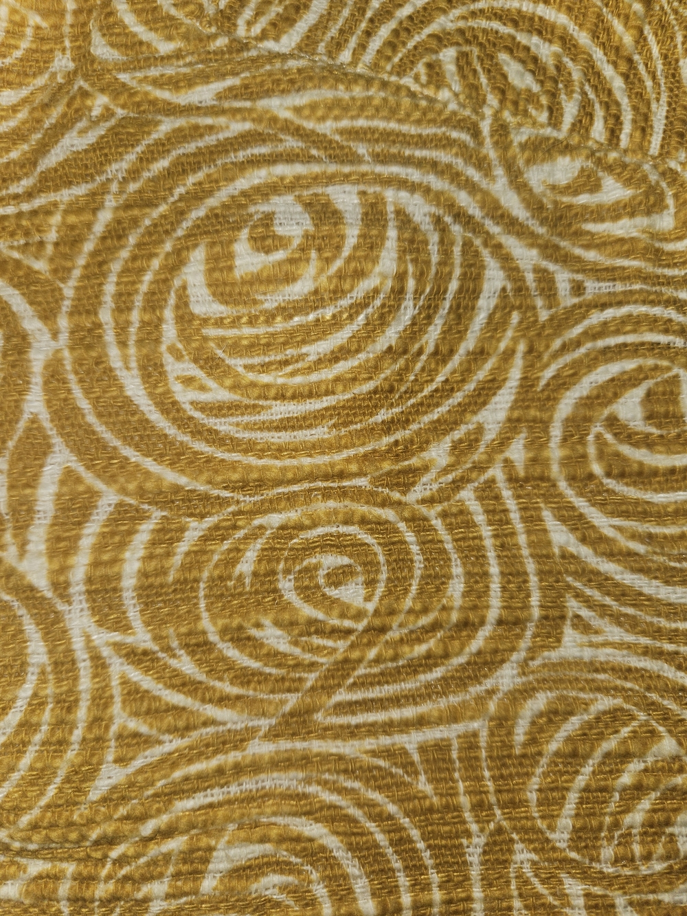 Women's Mustard Yellow Patterned Skirt - Picture 7 of 8